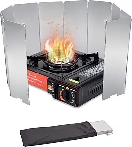 Aluminum Windscreen for Camping Stoves